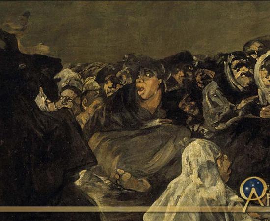 Witches' Sabbath, 1819-1823 by  Francisco Goya