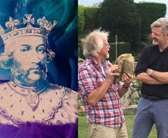 King Edward II’s Stone Head Unearthed at British Abbey