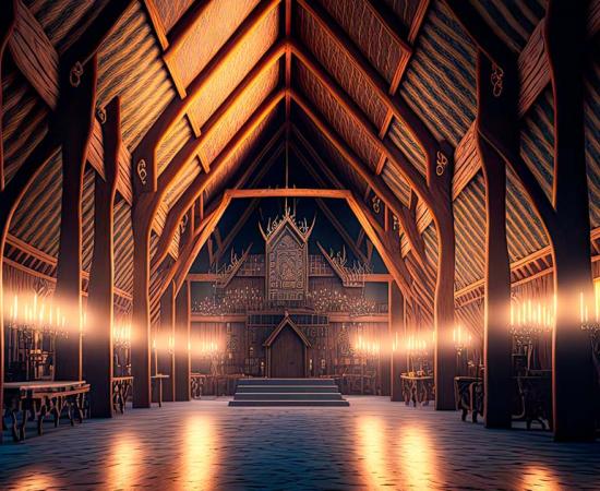 Representational image of an ancient meeting hall. Source: Sunshower Shots / Adobe Stock.