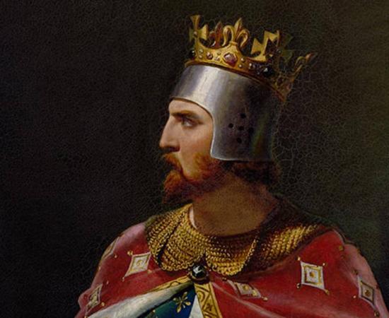King Richard I portrait detail