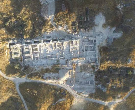 Aerial image of the excavations that have redefined the timeline of the Kingdom of David and Solomon. 	Source: Tandy archaeological expedition to Tel Gezer/CC-BY 4.0