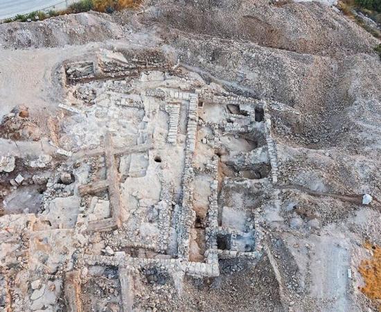 Aerial image of the Kingdom of Judah excavation, a 2,700-year-old administrative complex in Jerusalem.        Source: Yaniv Berman / Israel Antiquities Authority