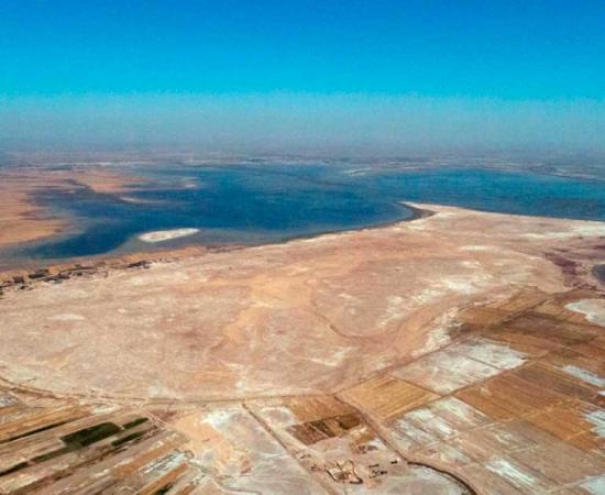 Excavations continue at the impressive and expansive ancient city of Lagash. Drone photo of the site of Lagash (Tell Al Hiba) looking north. This spring was a particularly wet one in Iraq, causing the marshes to surround the site on three sides. Source: Lagash Archaeological Project