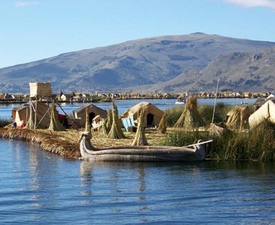 Lake Titicaca and Floating Island in Peru