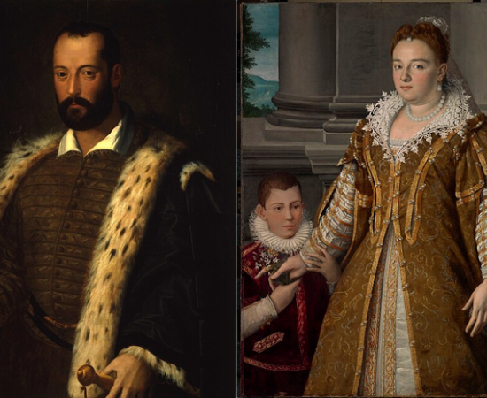 Left; Portrait of Francesco I de' Medici, Right;