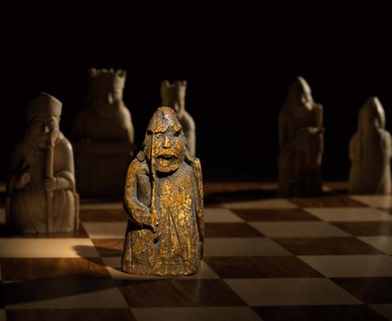 The newly discovered medieval chess piece, one of the Lewis Chessmen, had been missing for almost 200 years. Source: Courtesy of Sotheby's.