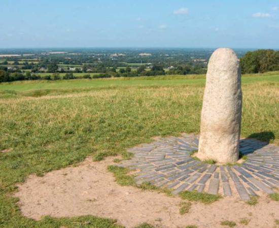 Stone of Destiny, also known as Lia Fail. Hill of Tara. County Meath. Source: jamegaw/Adobe Stock