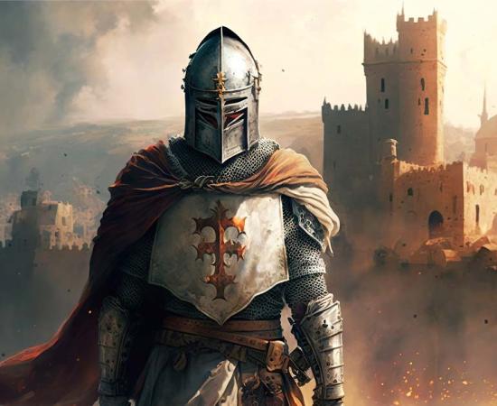 Crusader knight. Source: vitanovski / Adobe Stock.