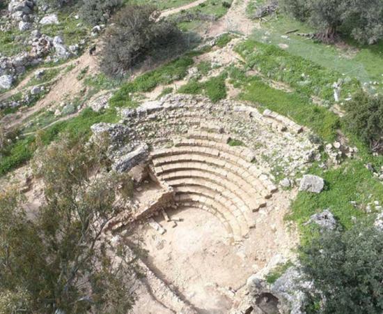 Roman theater unearthed at the archaeological site of Lissos on island of Crete. Source: Hellenic Ministry of Culture and Sports