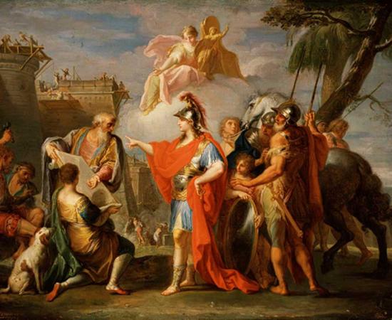 Alexander the Great founding Alexandria (Placido Costanzi, 1737) In conquests from Greece and Egypt to Afghanistan, the Macedonian ruler Alexander the Great (356-323 BC) founded cities-often named for himself-in key military and trading locations.