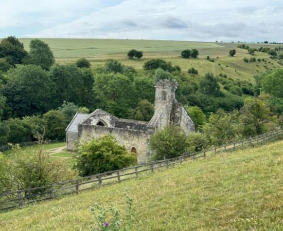 Ruins of St. Martin's Church, Wharram Percy.