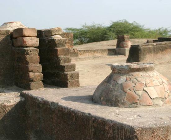 The area known as “street 9” in Lothal, Gujarat, India. 