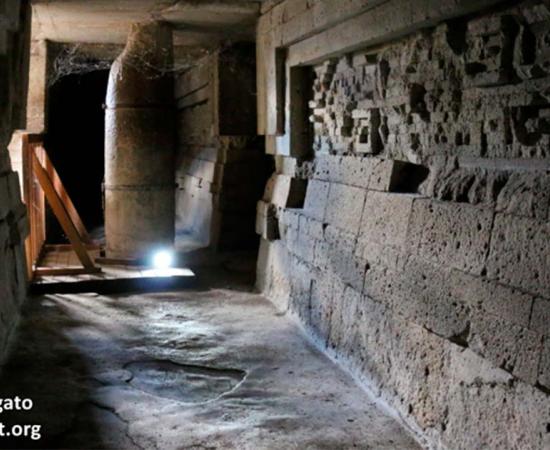 A corridor at the Lyobaa underground network at Mitla. Source: ©Marco M. Vigato / Arx Project