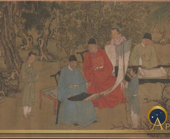 Elegant Gathering in the Apricot Garden (1437) Metropolitan Museum of Art (CC0)