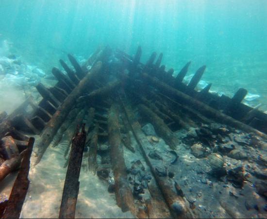 The Ma’agan Michael B Shipwreck.	Source: A. Yurman / The Leon Recanati Institute for Maritime Studies, University of Haifa