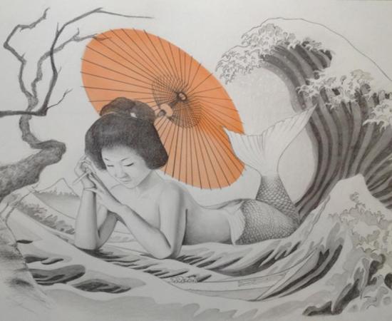Magical Mermaids of Japanese Folklore 