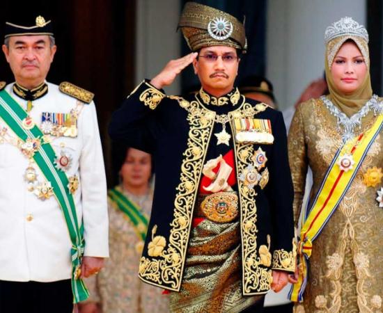 King of Malaysia Yang di-Pertuan Agong (center). Source: Wazari Wazir / Flickr