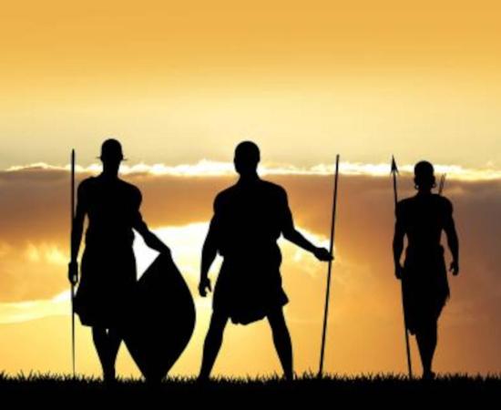 Representative image of Maasai lion hunt