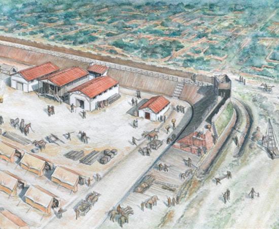 Romans, quaking in their Sandals After an Attack by Boudica, built a Massive Fort to Defend London