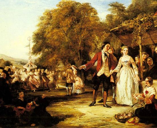 'A May Day celebration’ by William Powell Frith.