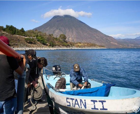 INAH collaborates in the exploration of a submerged Maya city in Lake Atitlán, in Guatemala.	Source: INAH