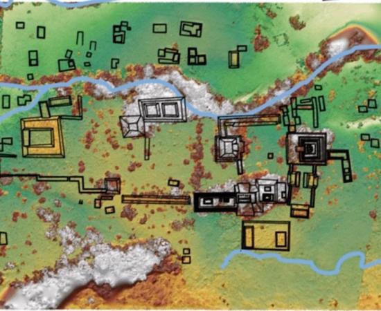 ap of the Maya Kingdom, Sak Tz'i, unearthed in Mexico.     Source: Charles Golden / Brandeis University