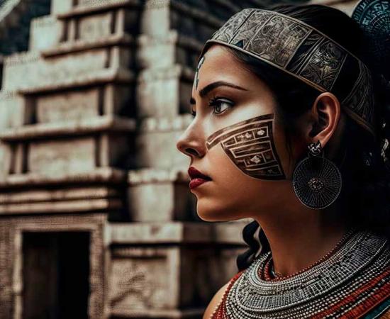 Maya woman. Source: Julien / Adobe Stock.