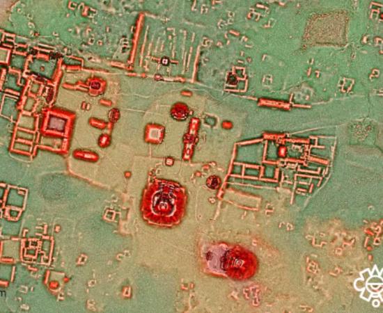 : Images resulting from the Calakmul LiDAR survey performed in Mexico. Source: INAH