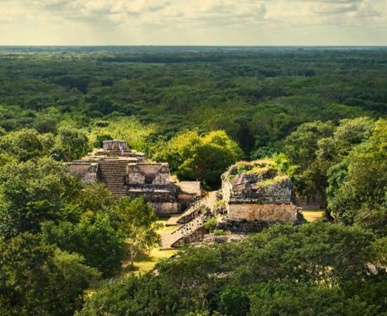 Ek Balam Maya Archeological Site. Maya Ruins, Yucatan Peninsula. Credit: bobiphil / Adobe Stock