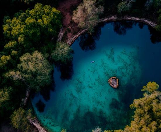 Cenote used by the Mayans for offerings (representational). Source: 2ragon / Adobe Stock.