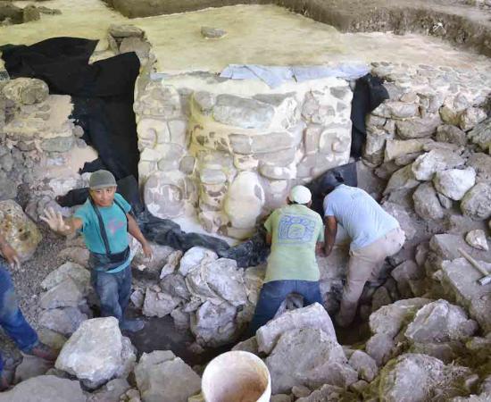 Giant Face of Ucanha: Giant Sculpted Mayan Mask Found in Mexico