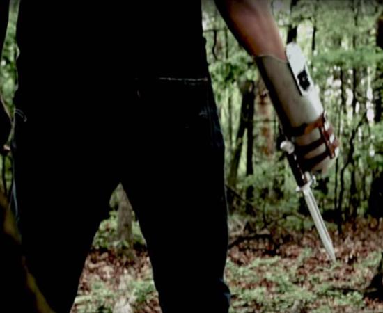 YouTube Screenshot from The Walking Dead Role Play Weapons by ThinkGeek