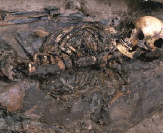 Remains of medieval female UPT90 sk 1278.