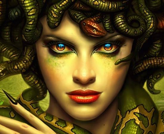 A modern Medusa depiction.