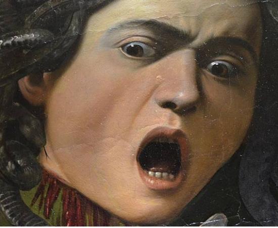 Top image: Medusa by Caravaggio, 1597, shocked ancient Greece.	Source: Uffizi Gallery/CC BY-SA 2.0  