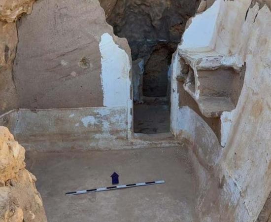 A building unearthed at the Meir archaeological site. Source: Ministry of Tourism and Antiquities.