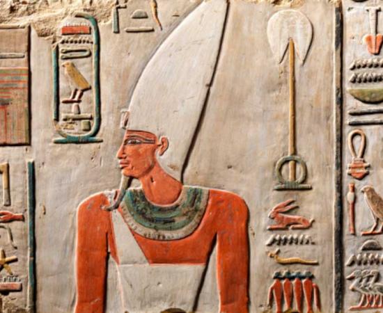 Relief of Mentuhotep II and the Goddess Hathor, circa 2010-2000 BC Source: Metropolitan Museum of Art