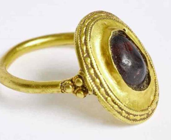 The ring found inn Jutland, Denmark whispers of unknown royalty from the Source: The National Museum Denmark