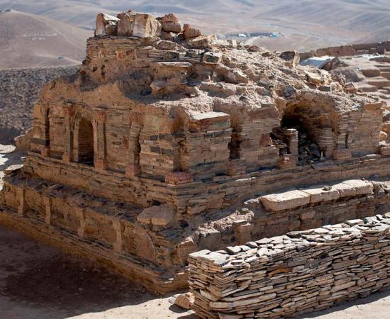 Buddhist stupa at Mes Aynak, Afghanistan (Jerome Starkey / CC by SA 2.0)