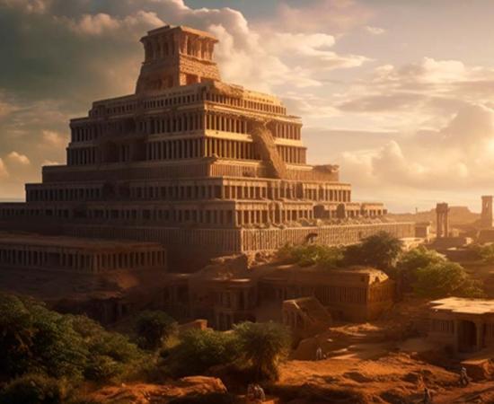 Representational image of a ziggurat tower structure in ancient Mesopotamia. Source: top images / Adobe Stock