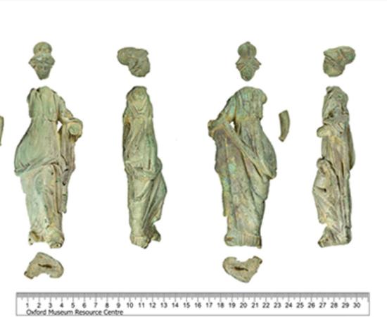 Roman statue Minerva statue found in Oxfordshire. 