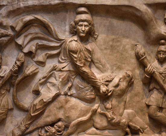 Mithra slaying the bull.