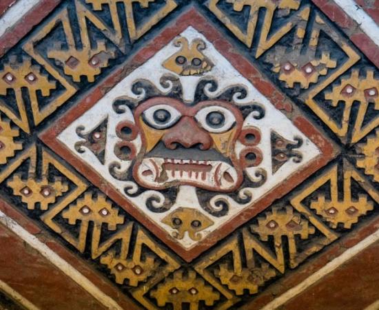 Moche Decapitator mural at Huaca de la Luna