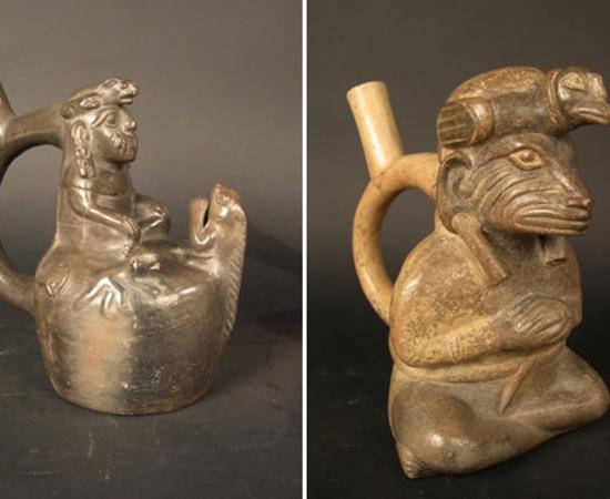 The Mysterious Moche Icon of the Iguana, Companion to the Sky God Wrinkle Face