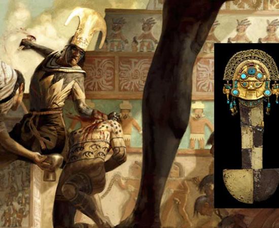 Moche Sacrifice Illustration