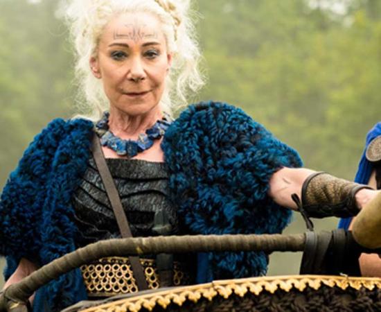Zoe Wanamaker in TV series ‘Britannia’. 