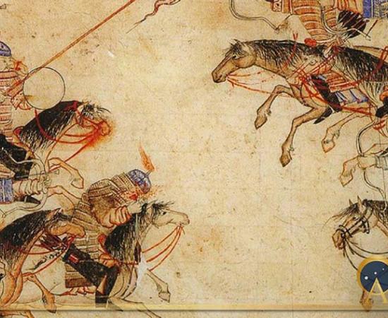 A Mongol melee in the 13th century. (Public Domain)