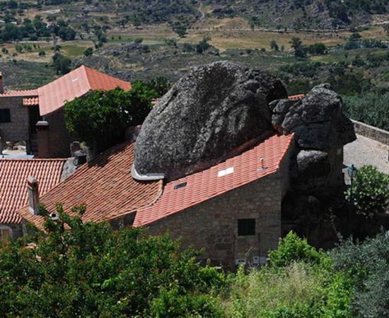 Inbuilt rock house of Monsanto, Portugal.