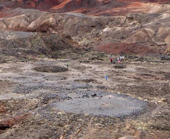 View of Lothagam North pillar in Kenya, built by eastern Africa’s earliest herders. 