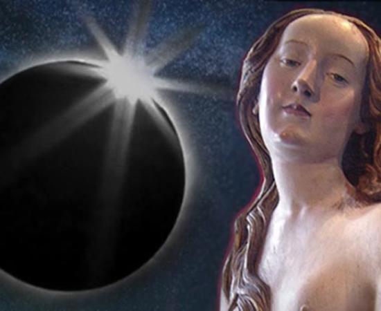 Deriv; Solar Eclipse and Milky Way, and Mary Magdalene 